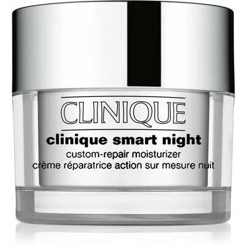 Clinique smart night™ custom-repair moisturizer nawilżający krem przeciwzmarszczkowy na noc do skóry suchej i bardzo suchej 50 ml