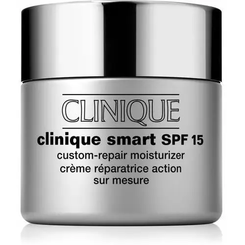 Clinique smart™ spf 15 custom-repair moisturizer nawilżający krem na dzień przeciwzmarszczkowy do skóry suchej i mieszanej spf 15 75 ml Clinique