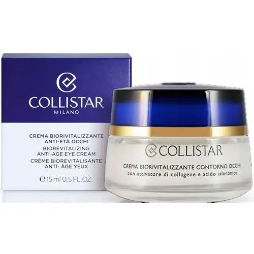 Collistar Biorevitalizing Eye Contour Cream Rewitalizujący Krem Pod Oczy