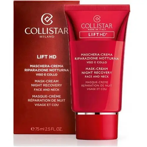 Collistar Lift Hd Mask-Cream Night Krem odżywiający do twarzy na noc 75 ml