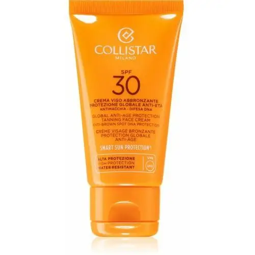 Collistar special perfect tan global anti-age protection tanning face cream przeciwstarzeniowy krem do opalania spf 30 50 ml