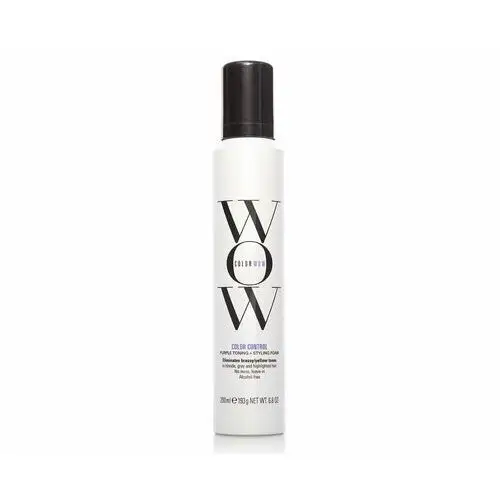 Color Wow, Color Control Purple Toning And Styling Foam, Pianka Stylizująca I Kontrolująca Kolor, 200ml