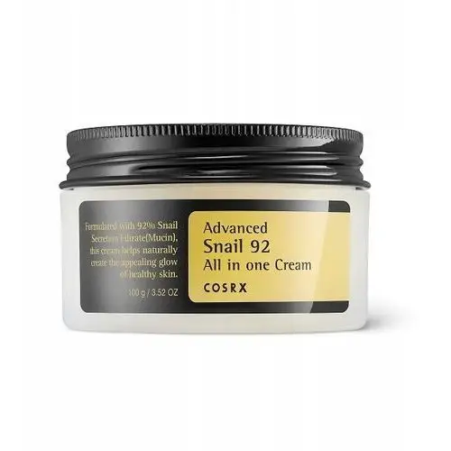 Cosrx Advanced Snail 92 All In One Cream 100 ml Krem do twarzy z filtr
