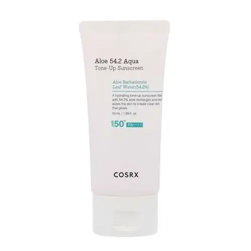 COSRX - Aloe 54.2 Aqua Tone-Up Sunscreen, 50ml - lekki krem tone-up z filtrem przeciwsłonecznym SPF 50+/PA++++