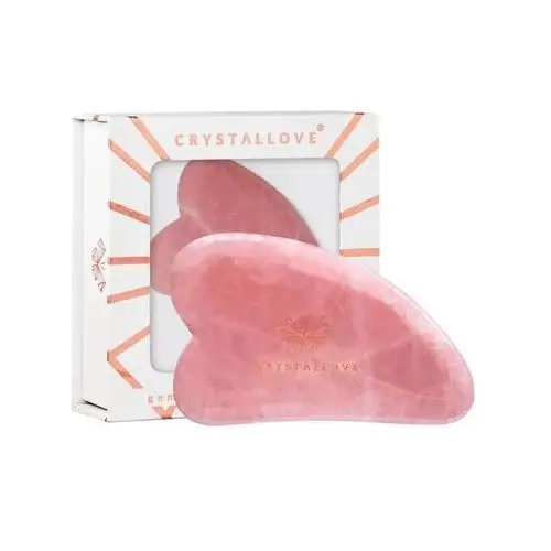 Crystallove Masażery do twarzy Płytka do masażu twarzy Gua Sha massagezubehoer 1.0 pieces