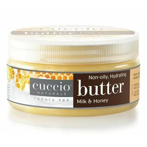Cuccio milk & honey butter nawilżające masło do dłoni, stóp i ciała (mleko i miód)