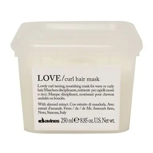 Love curl - maska do włosów falowanych i kręconych 250ml Davines