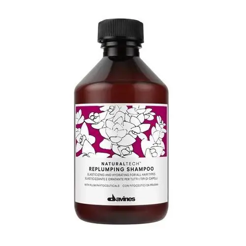 Naturaltech replumping - szampon nawilżający i uelastyczniający do wszystkich rodzajów włosów 250ml Davines