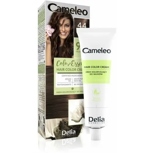 Cameleo color essence farba do włosów w tubce odcień 4.4 spicy brown 75 g Delia cosmetics