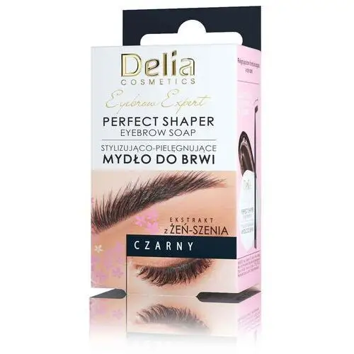 Delia cosmetics Mydło do brwi stylizująco-pielęgnujące czarne eyebrow expert