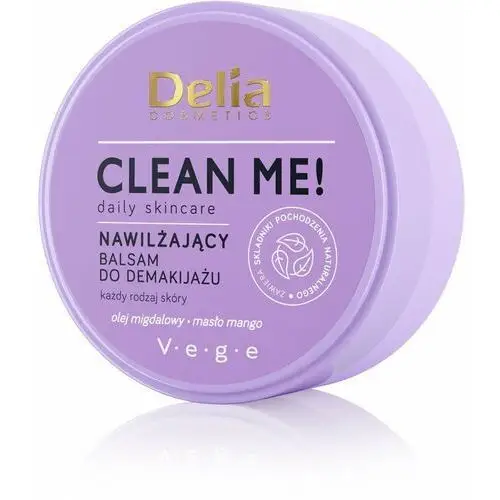 Delia cosmetics nawilżający balsam do demakijażu clean me!, 40g