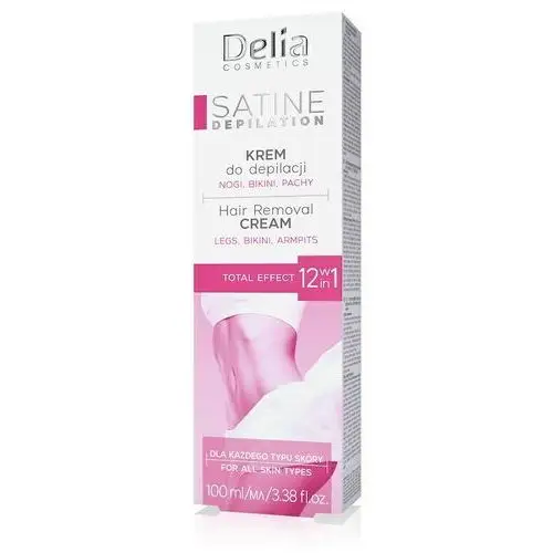Delia Cosmetics SATINE - KREM DO DEPILACJI - 12W1 TOTAL EFFEC enthaarungsmittel 100.0 ml
