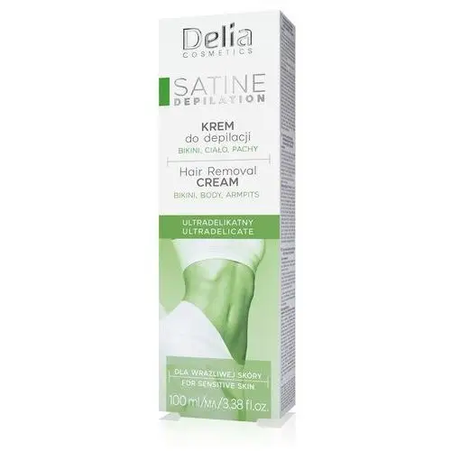 Delia cosmetics satine - krem do depilacji - ultradelikatny enthaarungsmittel 100.0 ml