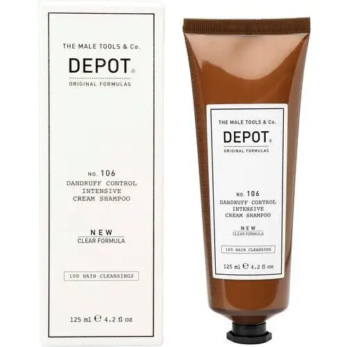 Depot NO. 106 Dandruff Control - szampon przeciwłupieżowy w kremie dla mężczyzn, 125ml