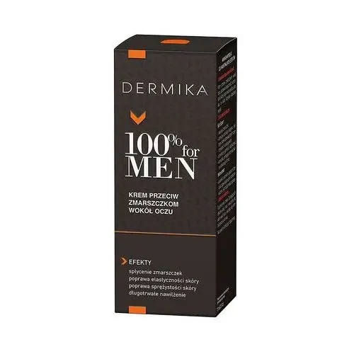 Krem przeciwzmarszczkowy pod oczy dla mężczyzn 15 ml Dermika 100% For Men,97