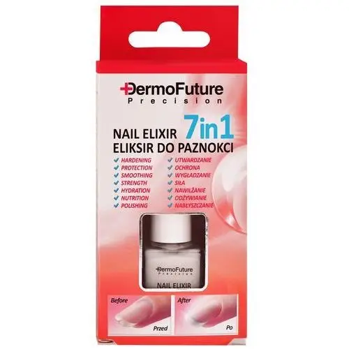 DermoFuture Precision - eliksir do pielęgnacji i odbudowy paznokci 7in1, 9ml