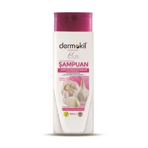 Natural Hair szampon do włosów osłabionych Garlic 400ml Dermokil,75