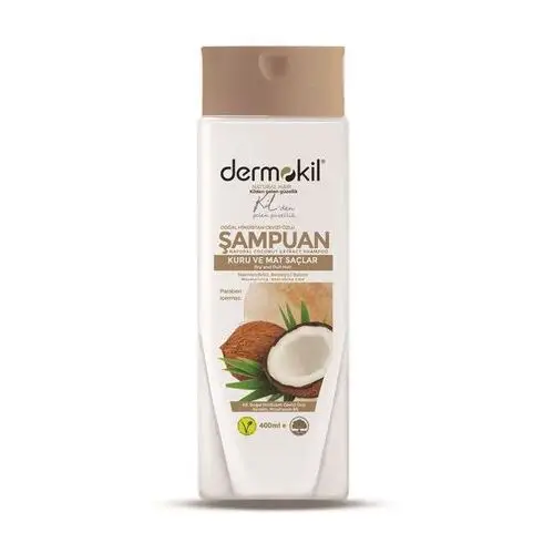 Natural Hair szampon do włosów suchych Coconut 400ml Dermokil