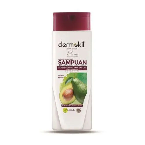 Dermokil Natural hair szampon do włosów zniszczonych avocado 400ml
