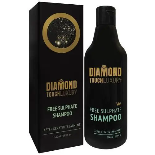 Diamond touch luxury sulphate free shampoo - szampon z proteinami soi, 500ml