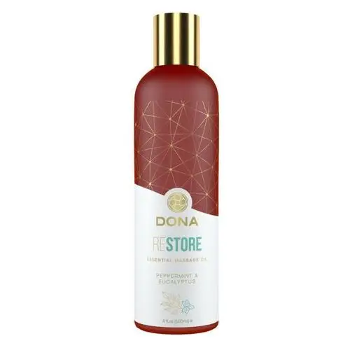 Dona restore - wegański olejek do masażu - mięta pieprzowa-eukaliptus (120ml)