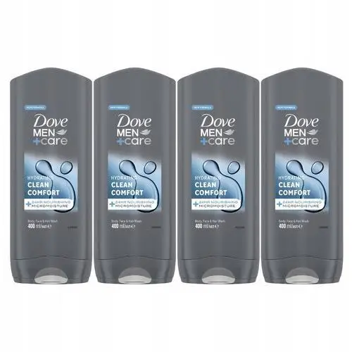 Dove Men+Care Żel pod prysznic Clean Comfort 4x400 ml