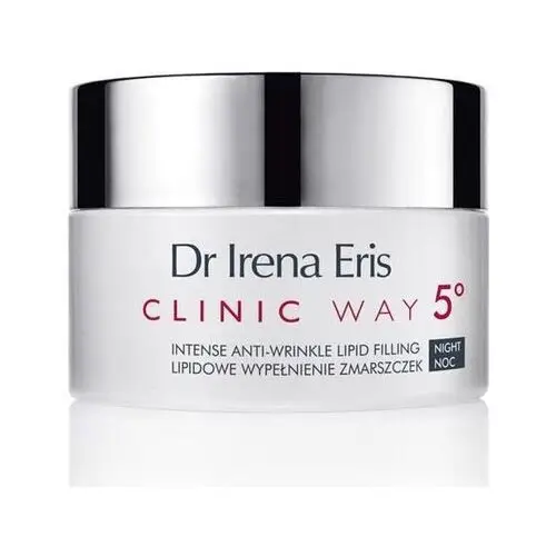 Dr Irena Eris CLINIC WAY 5° Lipidowe wypełnienie zmarszczek dermokrem do twarzy i pod oczy na noc 50ml