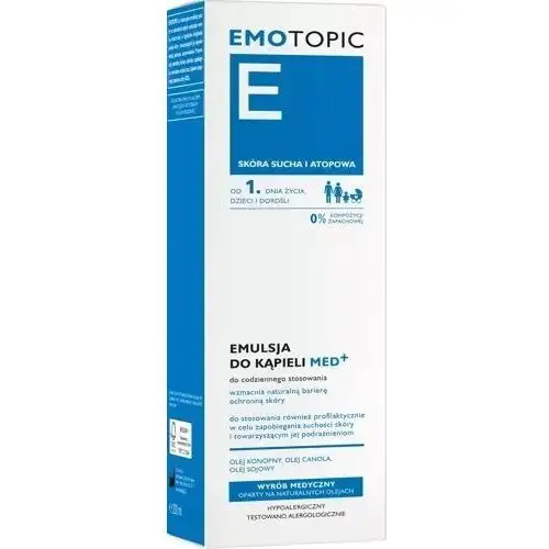 Dr irena eris Emotopic emulsja do kąpieli med+ do codziennego stosowania 200ml