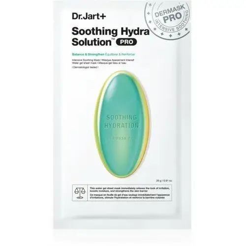 Dr. Jart+ Soothing Hydra Solution™ Intensive Soothing Mask regenerująco-nawilżająca maseczka do twarzy 26 g