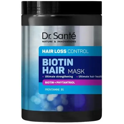 Biotin Hair Mask maska przeciw wypadaniu włosów z biotyną 1000ml Dr Sante