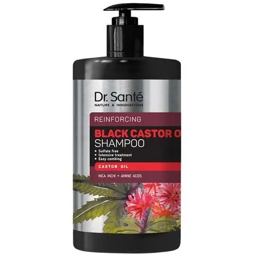 Dr sante Black castor oil regenerujący szampon do włosów z olejem rycynowym 1000 ml