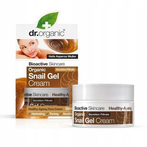 Dr.Organic [Snail Gel] Naprawczy krem do twarzy i