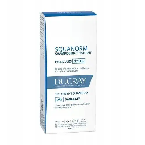 Ducray Squanorm szampon łupież suchy 200 ml