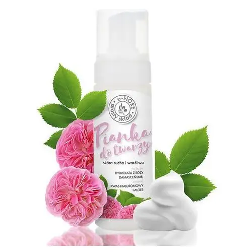 E-fiore pianka z różą damasceńską 150 ml