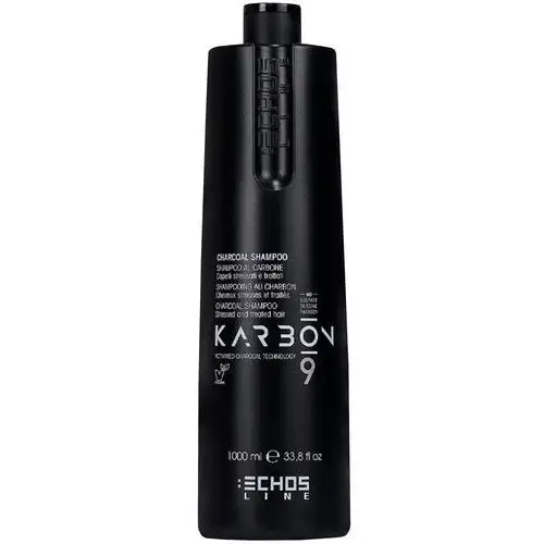 Charcoal shampoo 1000 ml Echosline