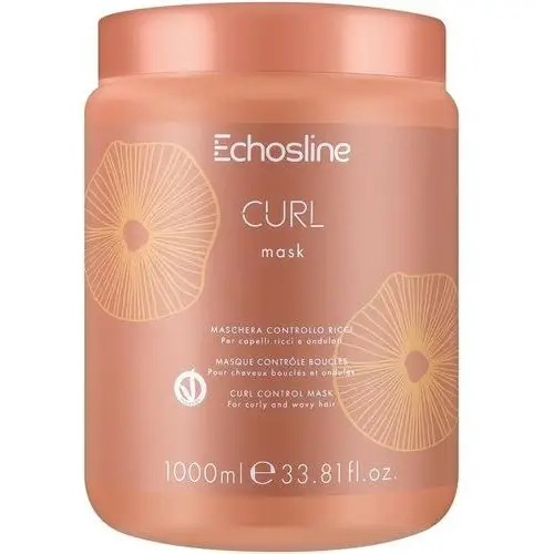 Curl mask - maska do włosów kręconych, 1000ml Echosline