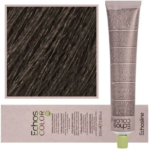 Echosline echos color colouring cream - wegańska farba do włosów, 100ml ice 7,0