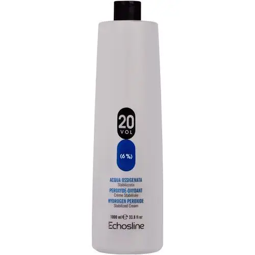 Echosline hydrogen peroxide stabilized cream - aktywator w kremie do farb, 1000ml 20 vol