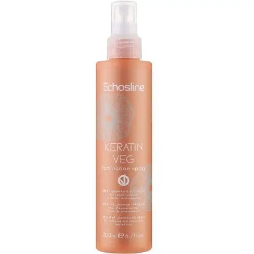 Echosline Keratin Veg, spray do odbudowy włosów, 200ml