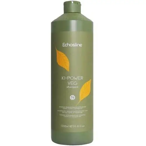 Echosline kipower veg, szampon regenerujący włosy, 1000ml,1