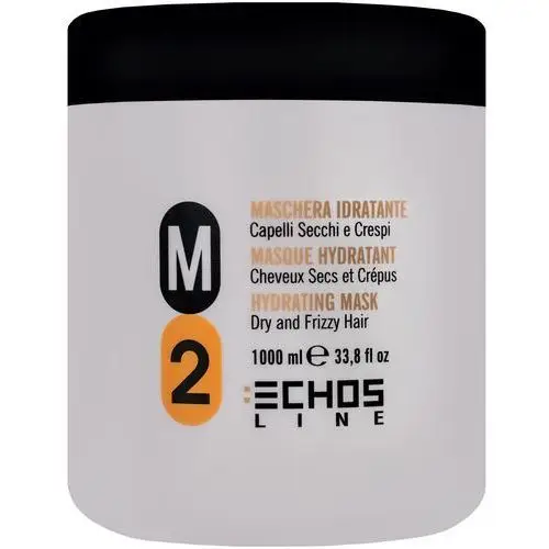 M2 hydrating mask – nawilżająca maska do włosów suchych i puszących się, 1000ml Echosline