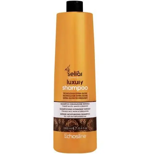 Echosline seliar luxury shampoo – intensywnie nawilżający szampon do włosów suchych, 1000ml