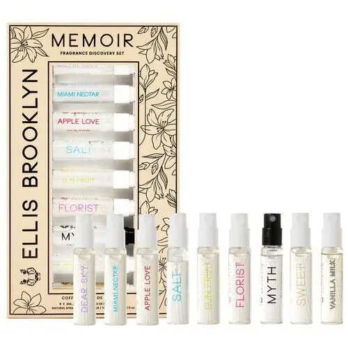 Memoir fragrance discovery set (9 x 2 ml) Ellis brooklyn