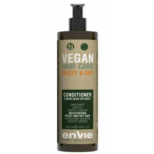 Vegan moisturising frizzy and dry hair conditioner wegańska odżywka nawilżająca do włosów suchych, puszących się i kręconych Envie