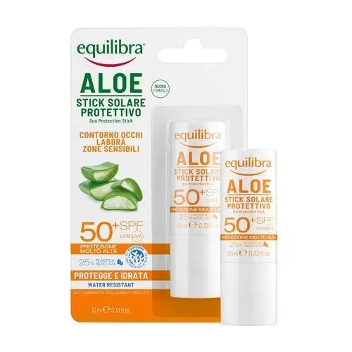 Sztyft przeciwsłoneczny SPF50+ Equilibra Aloe