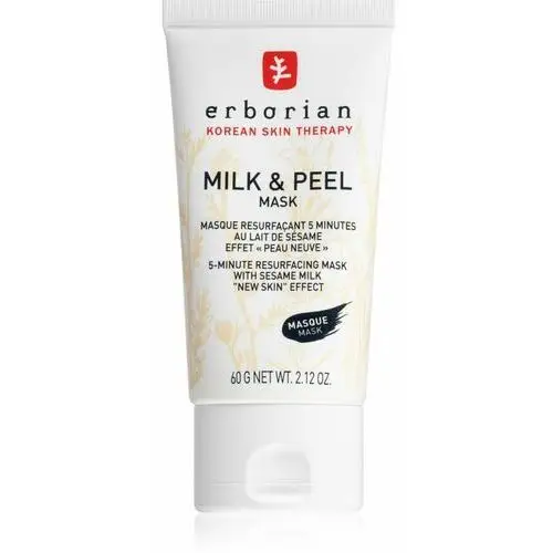 Erborian Milk & Peel maseczka złuszczająca dla efektu rozjaśnienia i wygładzenia skóry 60 g