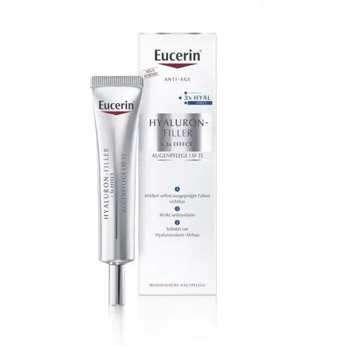 Eucerin Hyaluron-Filler Przciwzamrszczkowy krem pod oczy Spf 15, 15 ml