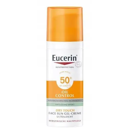 Eucerin Sun żel-krem Oil Control Tinted Spf 50+ z L-karnityną 50ml