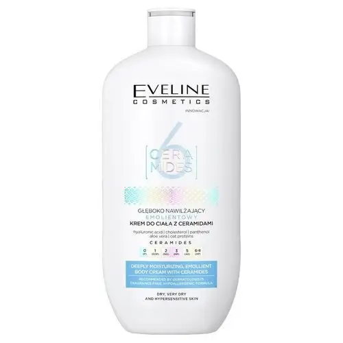 Eveline Cosmetics 6 Ceramides nawilżający krem do ciała do skóry suchej i bardzo suchej bezzapachowy 350 ml