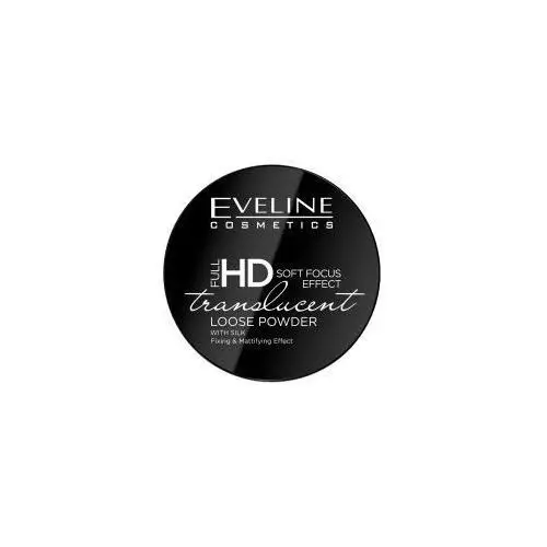 Eveline cosmetics full hd soft focus loose powder utrwalająco-matujący puder sypki z jedwabiem 6 g